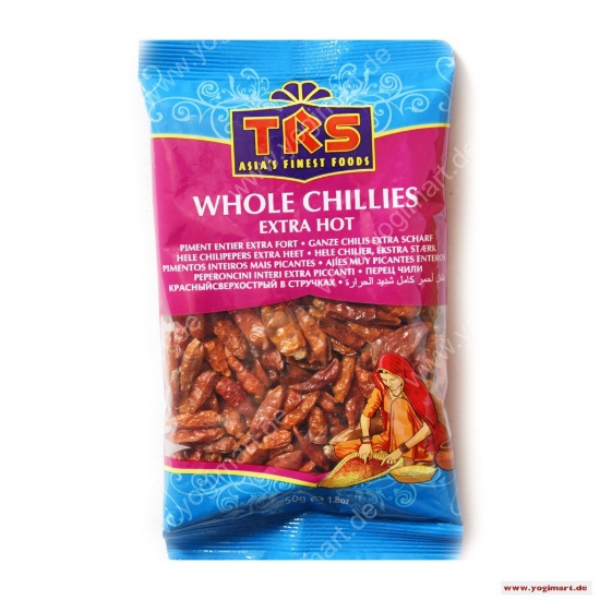 Bild von TRS Chillies Whole Ex. Hot 50G