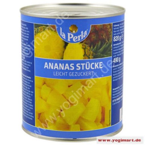 Bild von La Perla Ananas Stücke 850ml