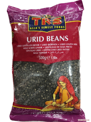 Picture of TRS Urid Whole (Urid Beans) 500G