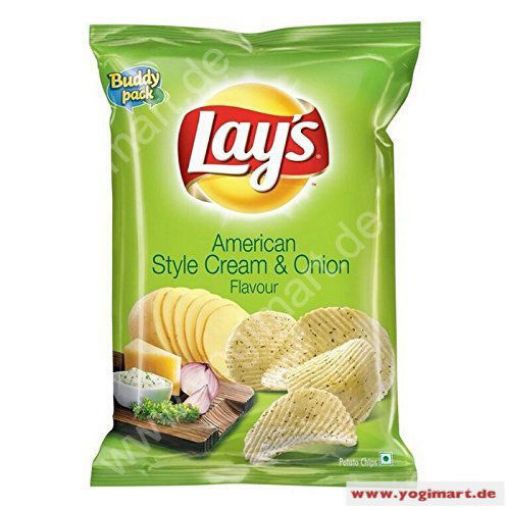 Picture of Lay's American Style Cream & Onion Potatoes Chips 52g
