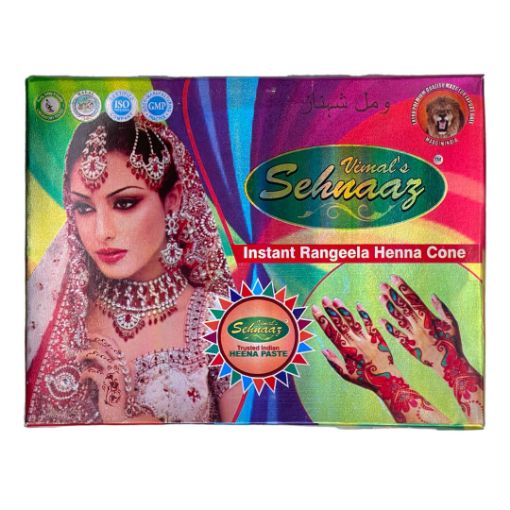 Bild von Vimal's Sehnaaz Rangeela Henna cones 12x pcs. of 25g