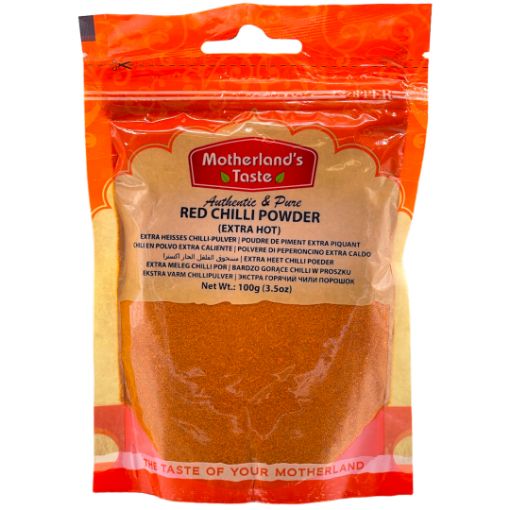 Bild von Motherland's Taste Red Chili Powder Extra Hot 100g