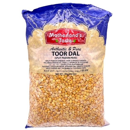 Bild von Motherland's Taste Toor Dal 2kg - Exp 30.09.2026