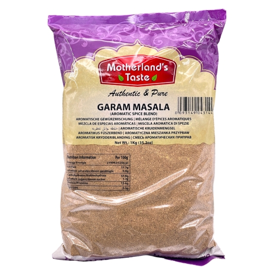 Bild von Motherland's Taste Garam Masala Powder 1kg - Exp 30.09.2026