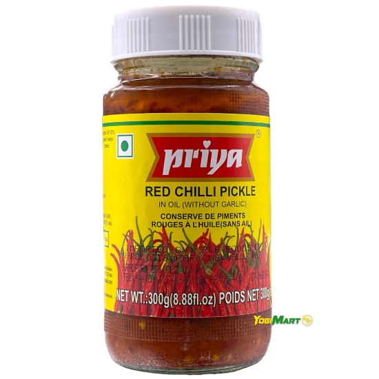 Picture of Priya Red Chilli Pickle 300g (Without Garlic)