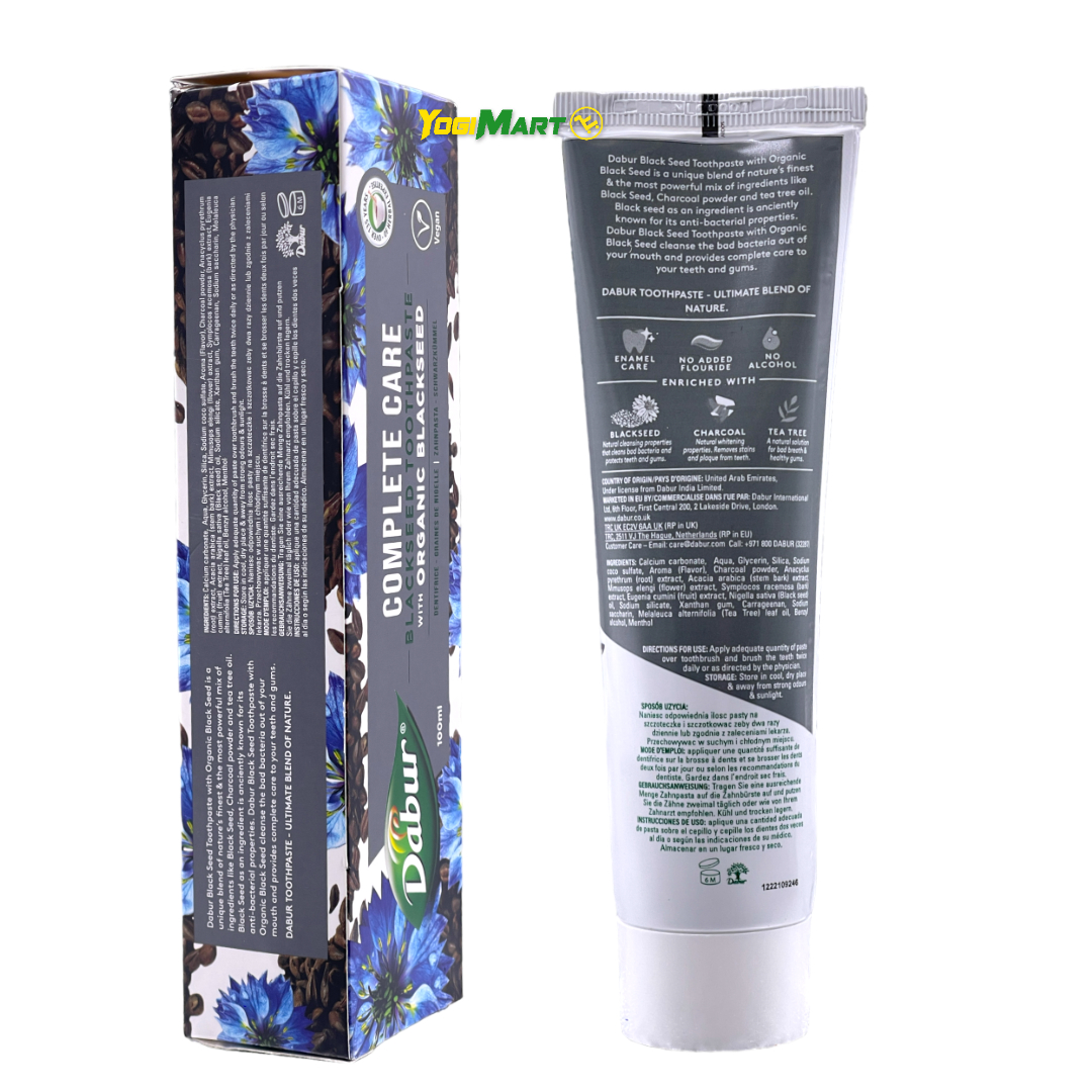 Dabur Blackseed Toothpaste 100ml - Yogi Mart - Online Indian Grocery Store