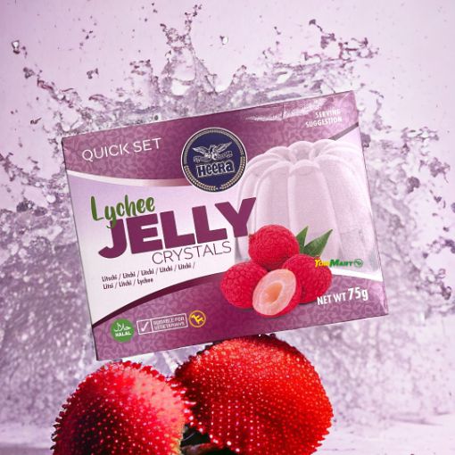 Bild von Heera Lychee Jelly Crystals 75g