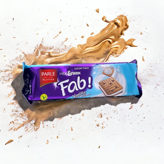 Picture of Parle Hide & Seek Fab Vanilla Biscuits 112g 