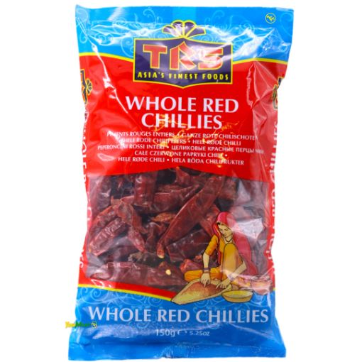 Bild von TRS Chillies Whole Red (long) 150G 