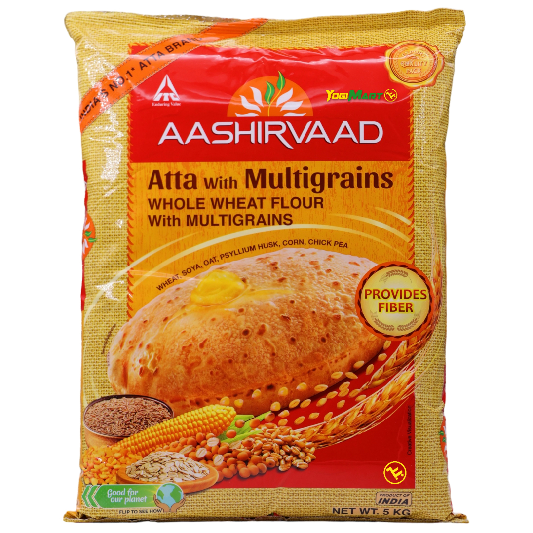 Aashirvaad Multi Grains Atta 5kg Yogi Mart Online Indian Grocery Store