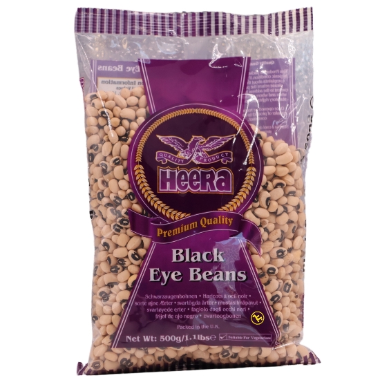 Bild von Heera Black Eye Beans 500g - Exp 30.08.2026