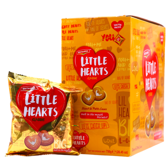 Bild von Britannia Little Hearts Pack of 10x75g
