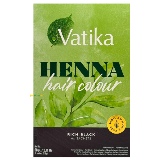 Bild von Vatika Natural (Rich Black) Hair colour 60g
