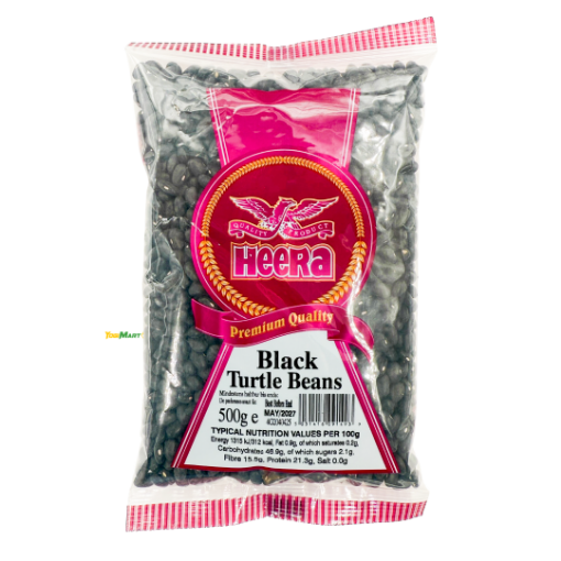 Bild von Heera Black Turtle Beans 500g