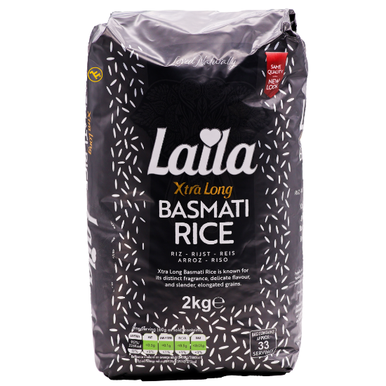 Bild von Laila Xtra Long Basmati Rice 2kg