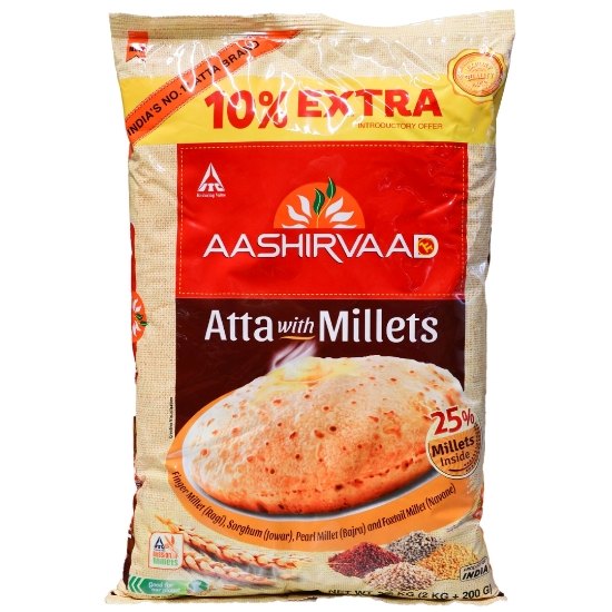 Picture of Aashirvaad Atta with Millet 2.2kg
