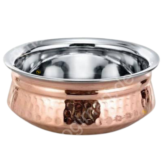 Bild von Stainless Steel-Copper Handi Serving Bowl No.2