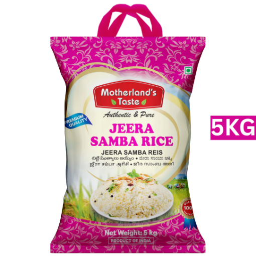 Bild von Motherland's Taste Jeera Samba Rice 5kg