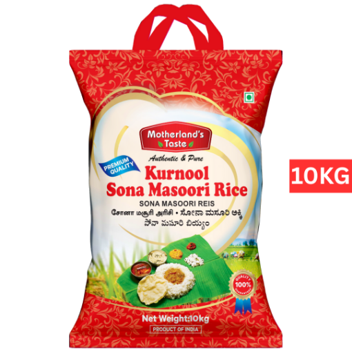 Bild von Motherland's Taste Kurnool Sona Masoori Rice 10kg